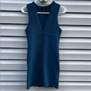 House of Harlow 1960 Blue Ribbed Dress